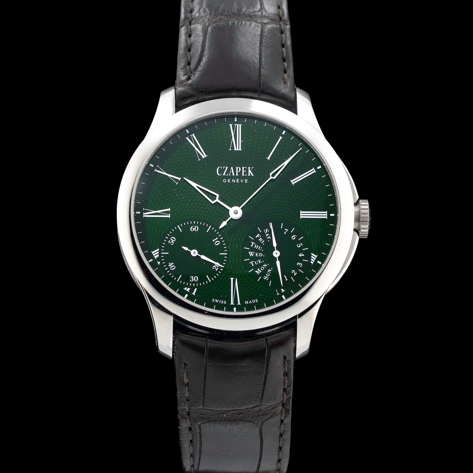 Czapek Quai Des Bergues Emerald Green L