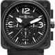 Bell & Ross BR01-94 Chronograph Carbon Finish Steel Instrument BR0194-BL-CA image 0 thumbnail