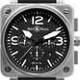 Bell & Ross BR01-94 Chronograph Instrument BR0194-BL-ST image 0 thumbnail