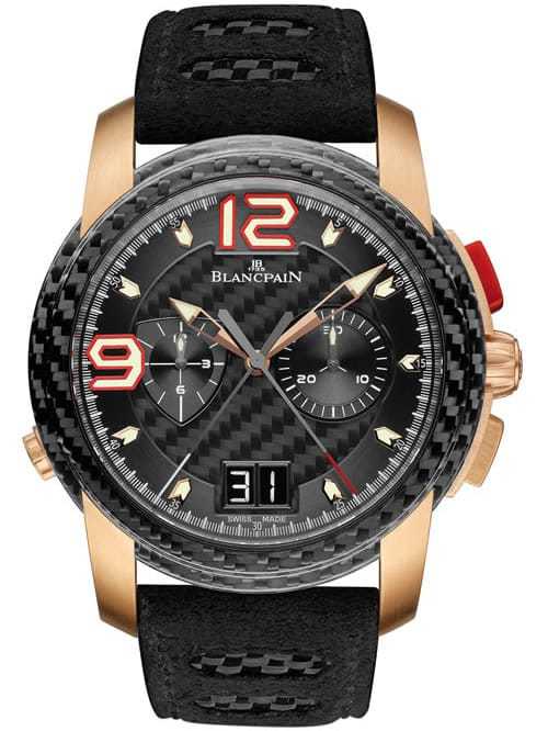 Blancpain L Evolution Split Second Flyback Chronograph Carbon Fiber Bezel 8886F-3603-52B