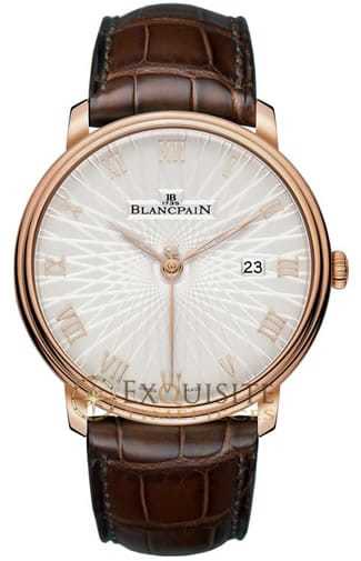 Blancpain Villeret Ultra Slim Stamped Opaline 6651C 3642 55