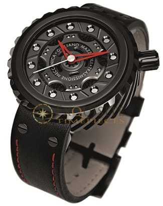 人気便利グッズ Giuliano Mazzuoli Trasmissione Meccanica Steel PVD Gun Metal 応援グッズ