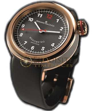 Giuliano Mazzuoli Manometro S Polished Rose Gold and Titanium