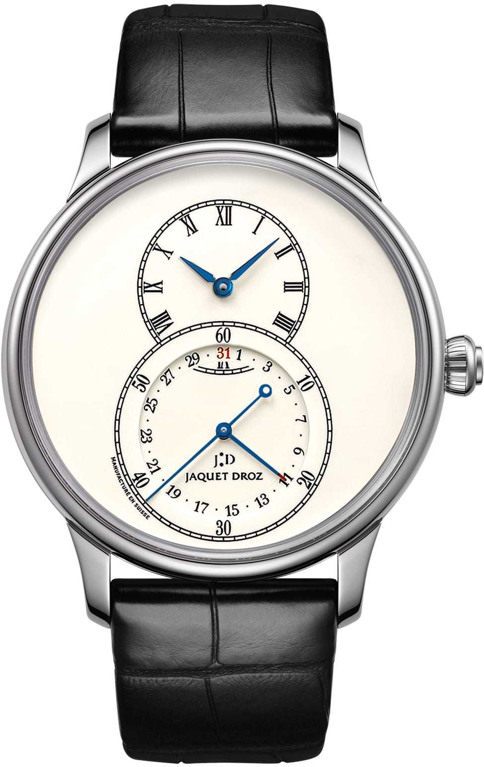 Jaquet Droz Grande Seconde Quantieme Ivory Enamel J007034200