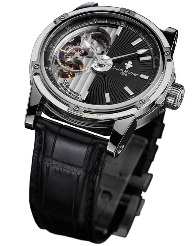Louis Moinet Mecanograph Titanium Black Dial LM-31.20.50