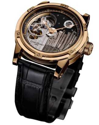 Louis Moinet Mecanograph 18K Gold Qatar LM-31.50.6Q