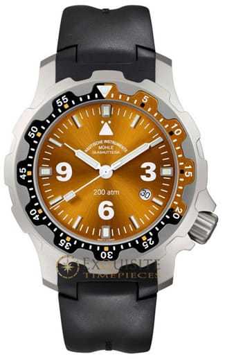 Mühle Glashütte 2000 Orange Dial M1-28-87-KB