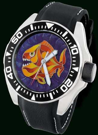 Zannetti Piranha Champleve Orange