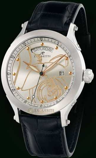 Zannetti Regent Tribute to scooter Front silver