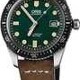 Oris Divers Sixty Five Green Dial Leather Strap image 0 thumbnail