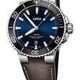 Oris Aquis Date Blue Dial on Brown Leather Strap image 0 thumbnail