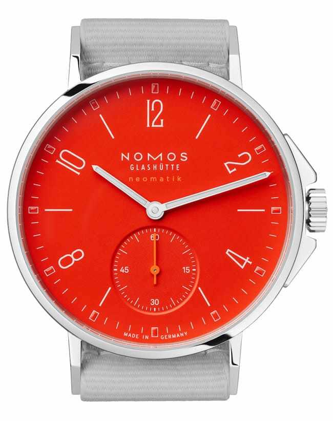 NOMOS Glashütte Ahoi Neomatik Signalrot