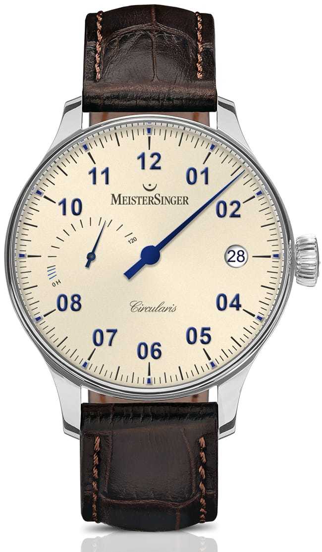MeisterSinger Circularis Power Reserve Ivory