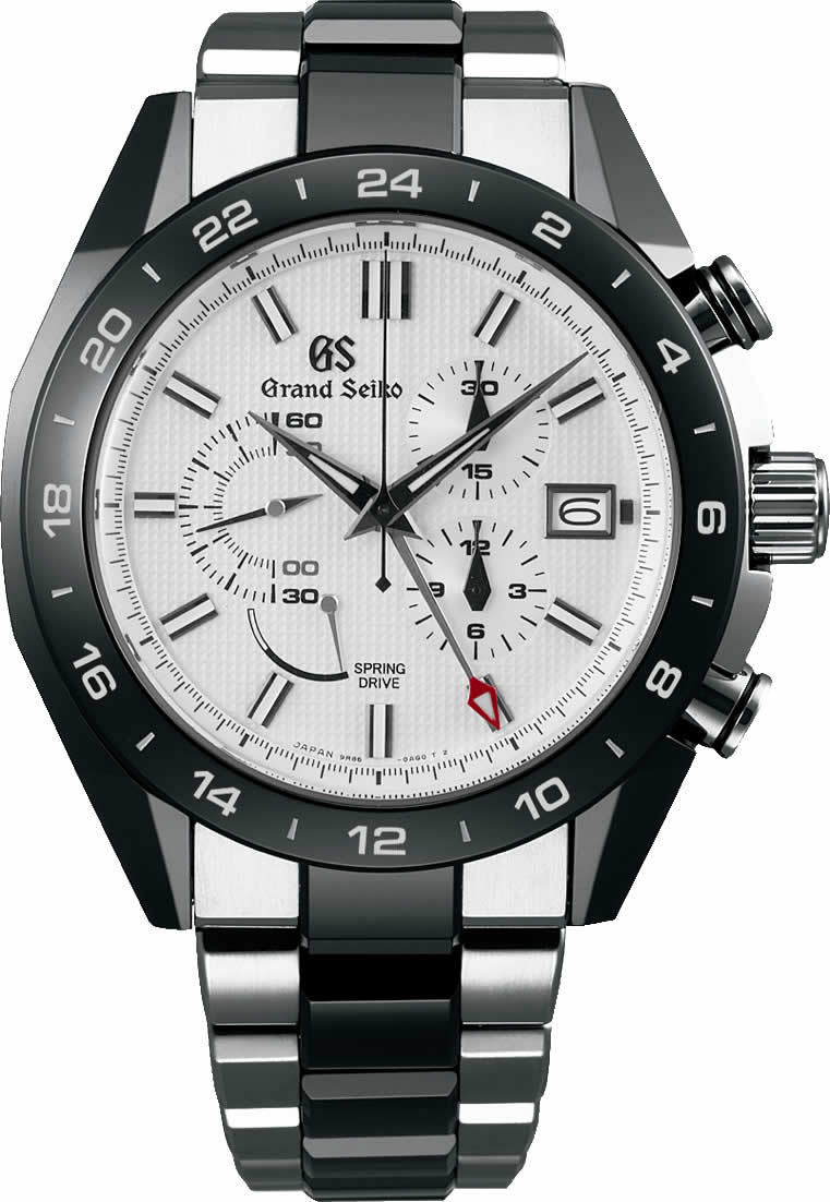 Grand seiko black ceramic spring drive gmt hotsell