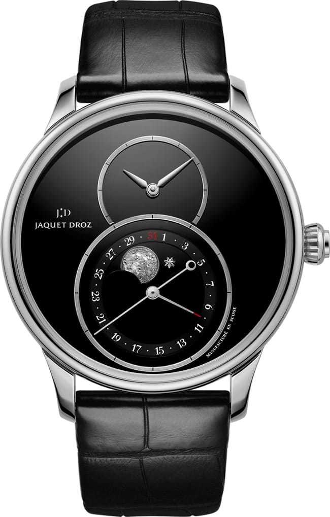 Jaquet Droz Grande Seconde Moon Onyx - Exquisite Timepieces