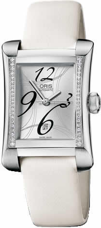 Oris Rectangular Date Diamonds 01 561 7621 4961-07 5 16 74