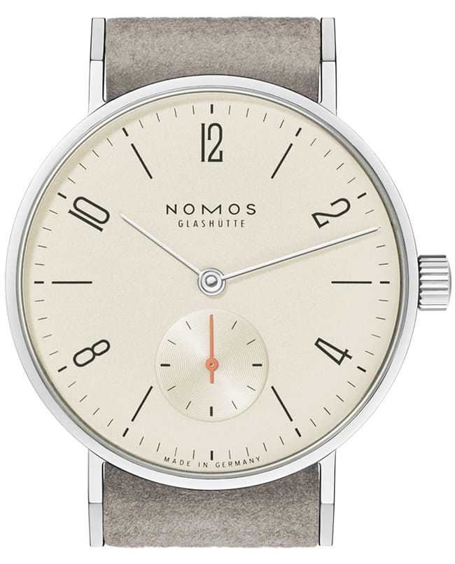 NOMOS Glashütte Tangente 33 Champagne Solid Case back