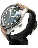 Oris Divers Sixty Five Green Dial Leather Strap image 4 thumbnail