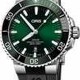 Oris Aquis Date Green Dial on Strap image 0 thumbnail