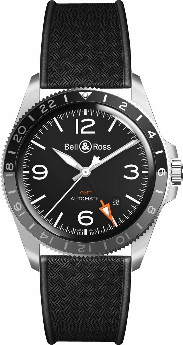 Bell & Ross V2-93 GMT 24H on Strap