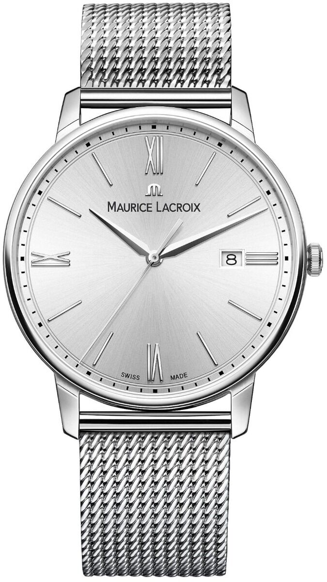 Maurice Lacroix Eliros Date Silver Dial on Bracelet EL1118-SS002-110-1