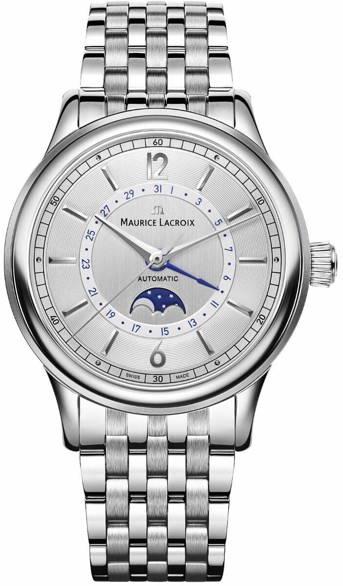 Maurice Lacroix Les Classiques Moonphase Silver Dial on Bracelet