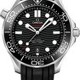 Omega Seamaster Diver 300M Co-Axial Master Chronometer Black Dial on Rubber Strap image 0 thumbnail