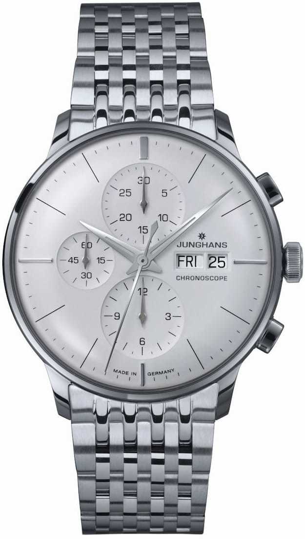 Junghans Meister Chronoscope Matte-Silver Dial
