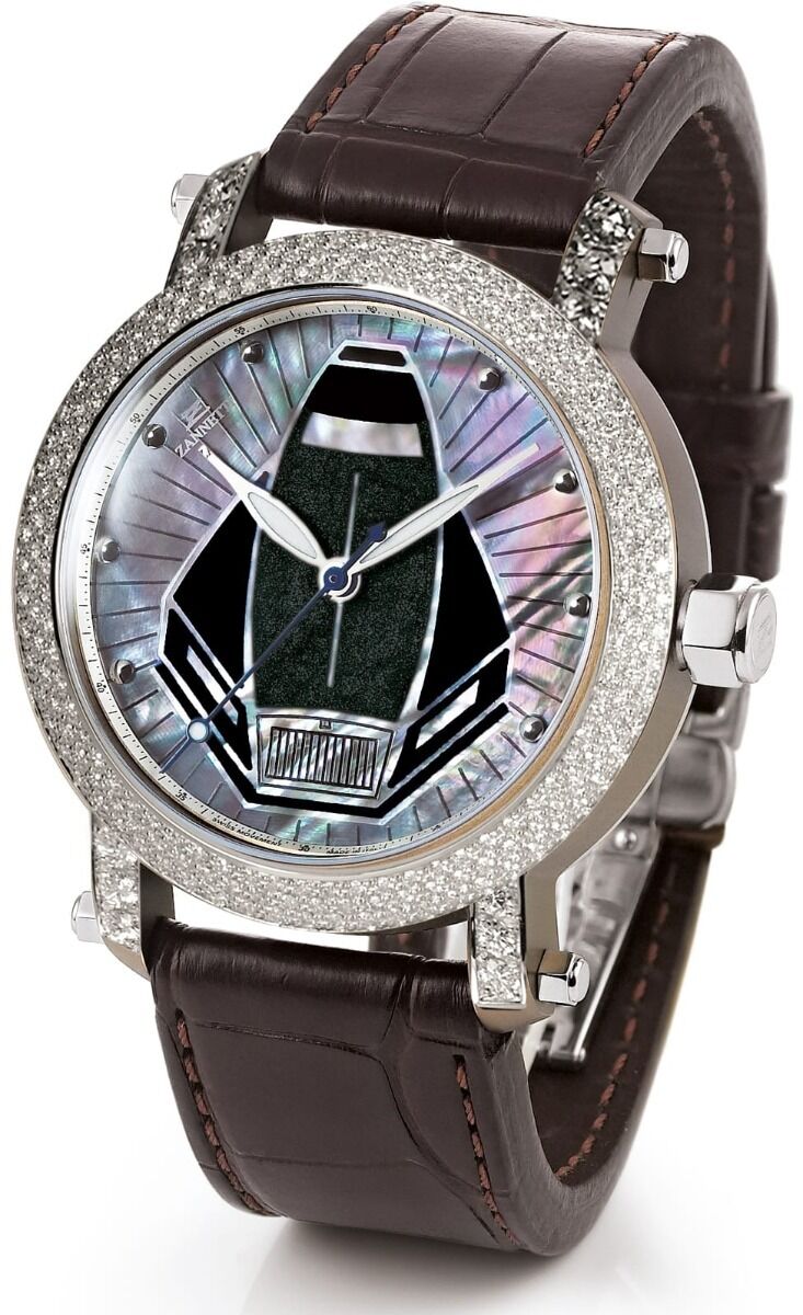 Zannetti Gladiatore Spirit of Ecstasy Full Black Diamonds