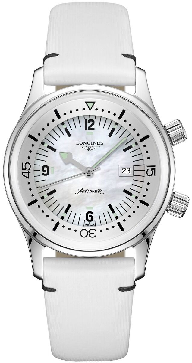 Longines Legend Diver Watch MOP Dial