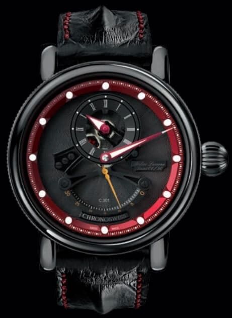 Chronoswiss Flying Grand Regulator Open Gear ReSec Black Red
