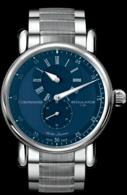 Chronoswiss Regulator Classic Blue Dial 37mm