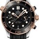 Omega Seamaster Diver 300m Master Chronometer Chronometer Steel and Gold image 0 thumbnail