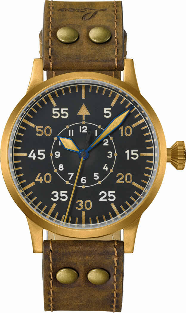 Laco Pilot Watch Original Friedrichshafen Bronze