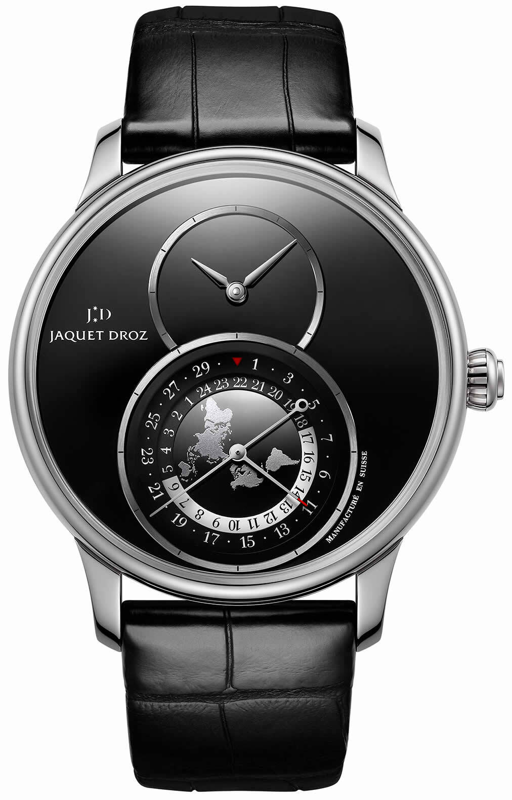 Jaquet Droz Grande Dual Time Onyx