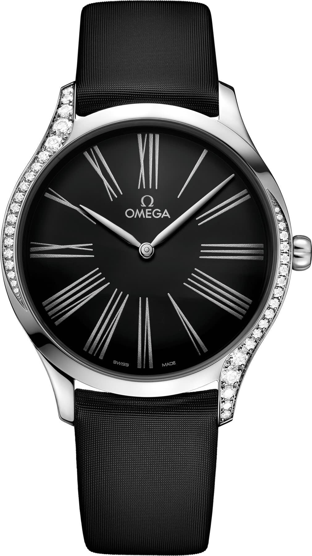 Omega De Ville Steel Diamonds Quartz 39mm