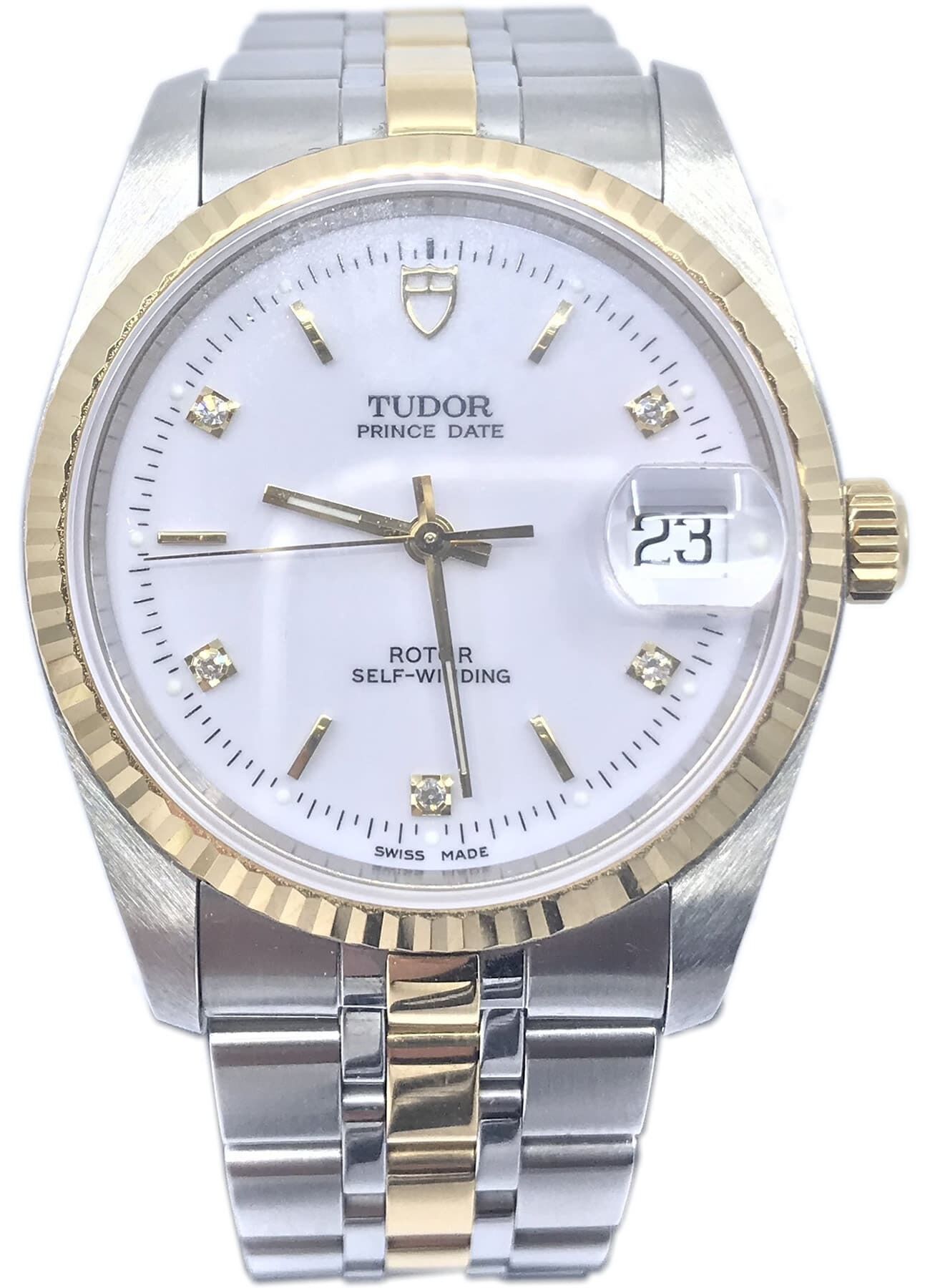 Rare Tudor Prince Date Two-Tone