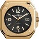 Bell & Ross BR 05 Gold on Strap image 0 thumbnail