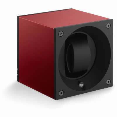 SwissKubik Watch Winder Single Anodized Red