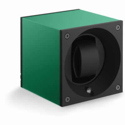 SwissKubik Watch Winder Single Anodized Green