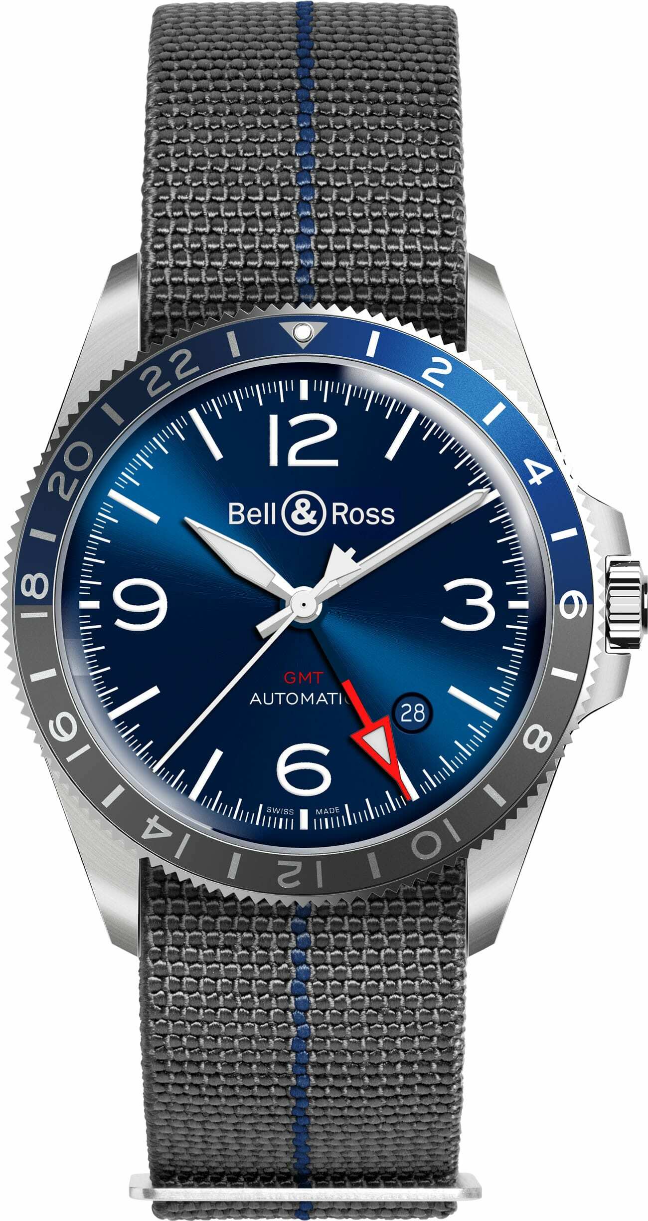 Bell & Ross BR V2-93 GMT Blue