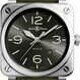 Bell & Ross BR 03-92 Grey Lum BR0392-GC3-ST/SCA image 0 thumbnail