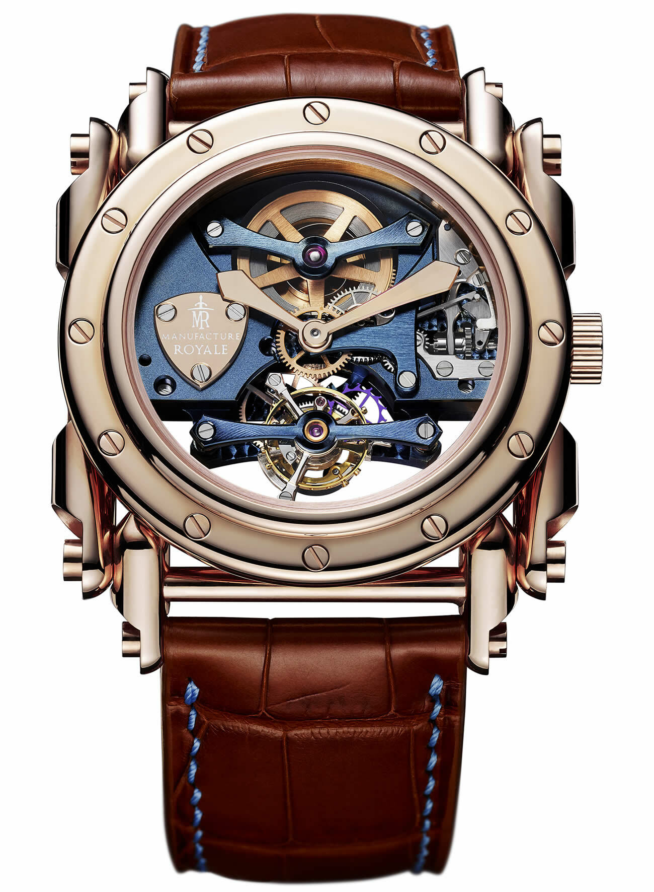 Manufacture Royale Androgyne Royale Bespoke Light Blue Rose Gold