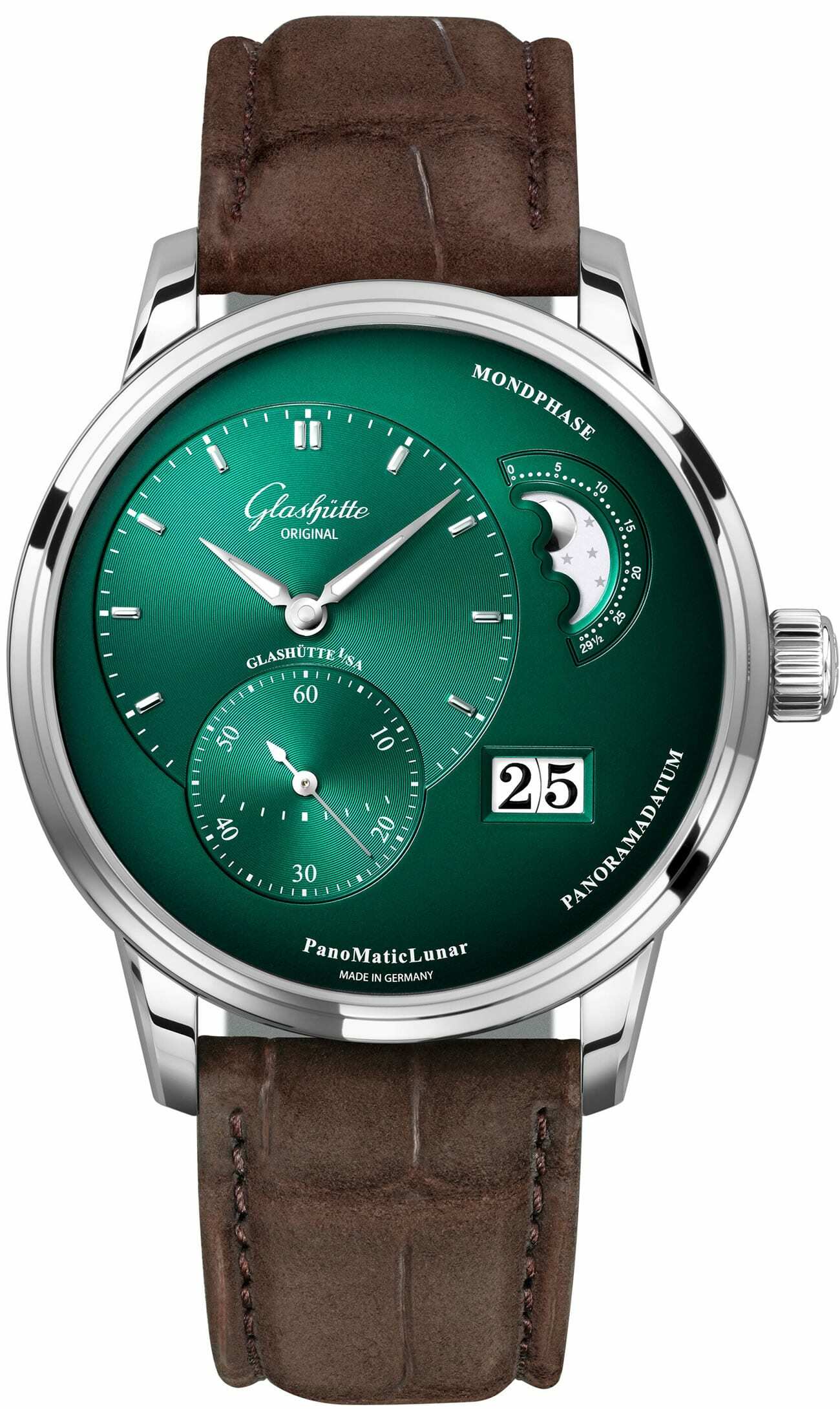 Glashütte Original PanoMaticLunar Green Dial