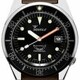 Squale 1521 Classic Black on Leather Strap image 0 thumbnail