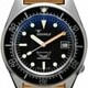 Squale 1521 Classic Black Sand Blasted on Strap image 0 thumbnail