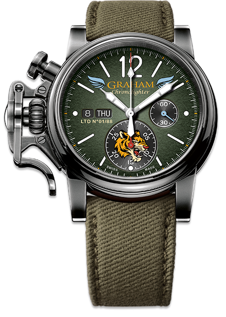 Graham Chronofighter Vintage Flying Tiger