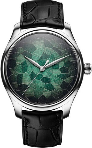 H Moser & Cie. Endeavour Center Seconds Mosaic Green