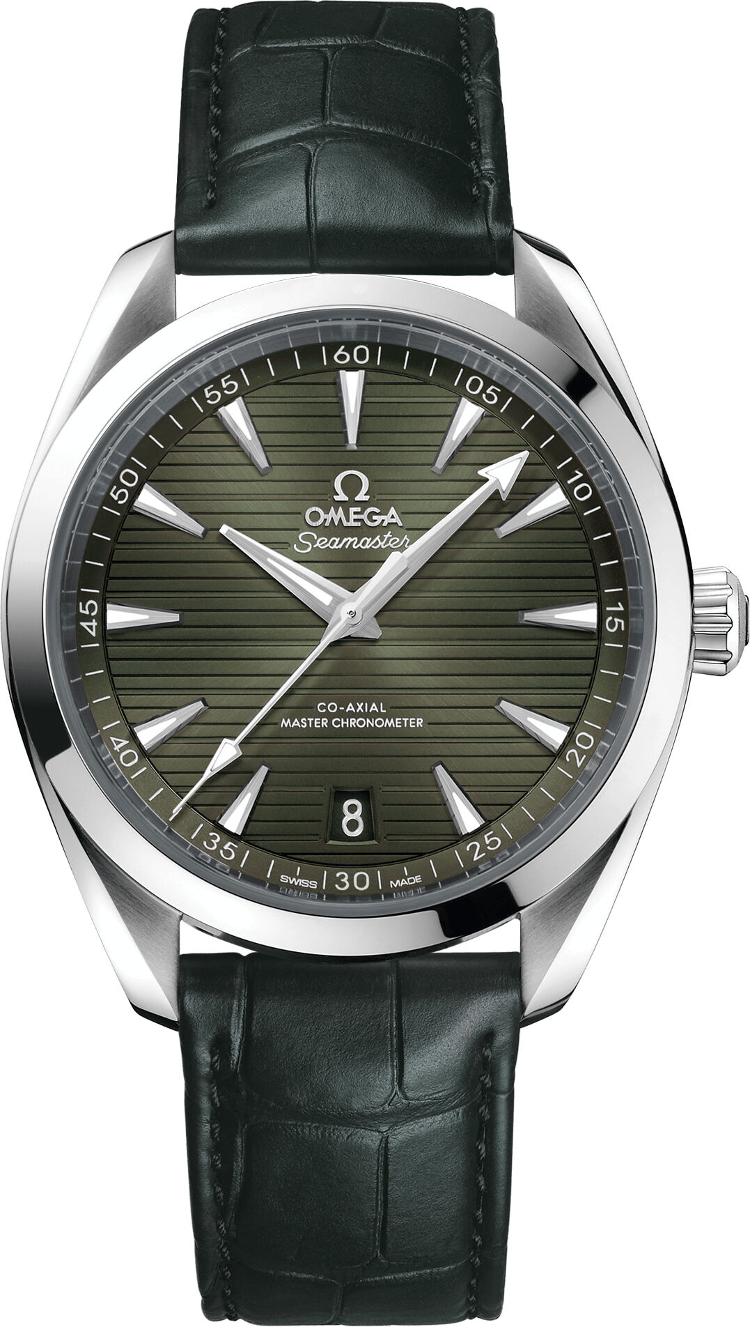 Omega Aqua Terra 150M Green Dial on Strap