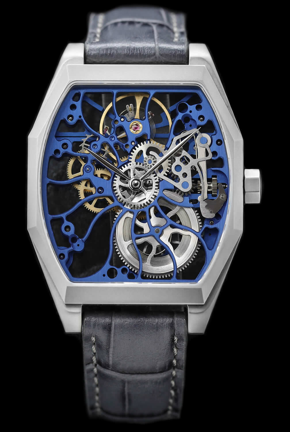 Schaumburg Watch Steel Flower